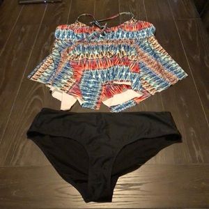 Women’s plus size two-piece bathing suit